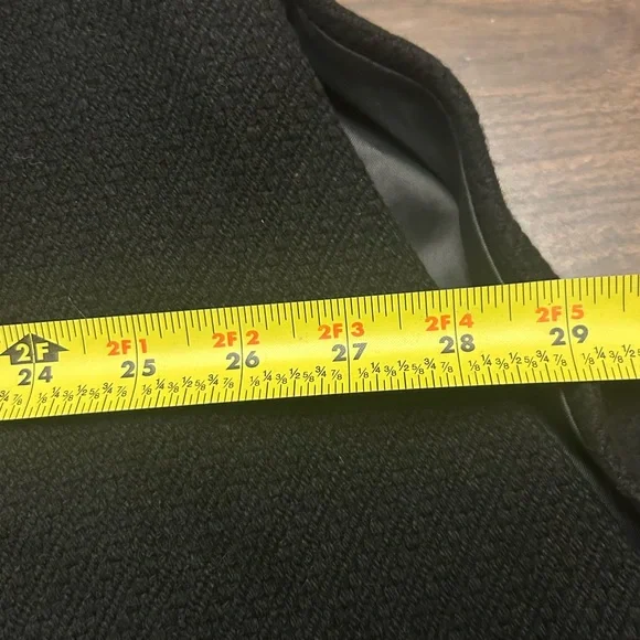 REISS Wool Viscose Blend Textured Full-Zip Cape Jacket